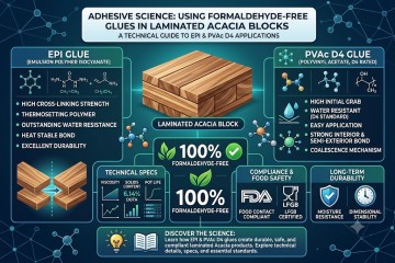 Adhesive Science: Using Formaldehyde-Free Glues in Laminated Acacia Blocks